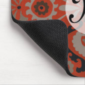 Monogrammm | Cinnabar Suzani I Mousepad (Ecke)