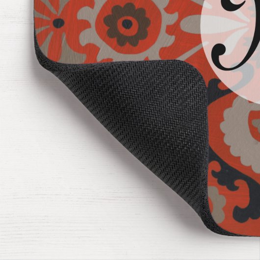 Monogrammm | Cinnabar Suzani I Mousepad (Ecke)