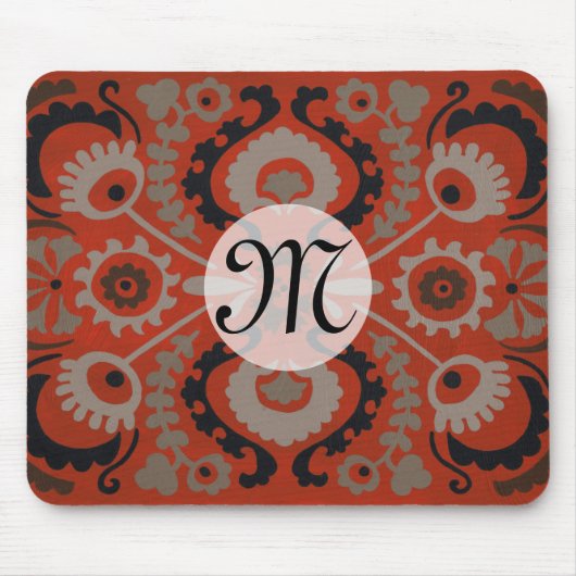 Monogrammm | Cinnabar Suzani I Mousepad (Vorne)