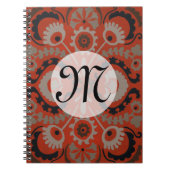 Monogrammm | Cinnabar Suzani I Notizblock (Vorderseite)