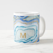 Monogrammm | Cobalt Agate II Jumbo-Tasse (Vorderseite Rechts)