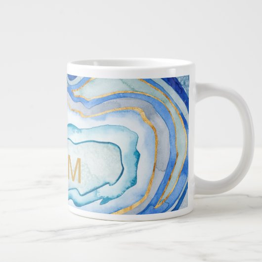 Monogrammm | Cobalt Agate II Jumbo-Tasse (Rechts)