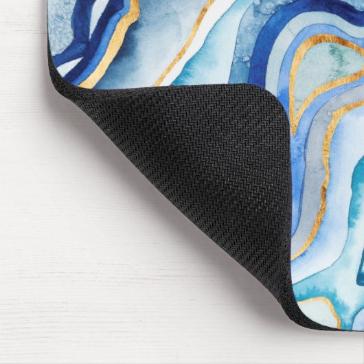 Monogrammm | Cobalt Agate II Mousepad (Ecke)