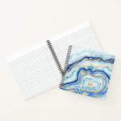 Monogrammm | Cobalt Agate II Notizblock (Innenseite)