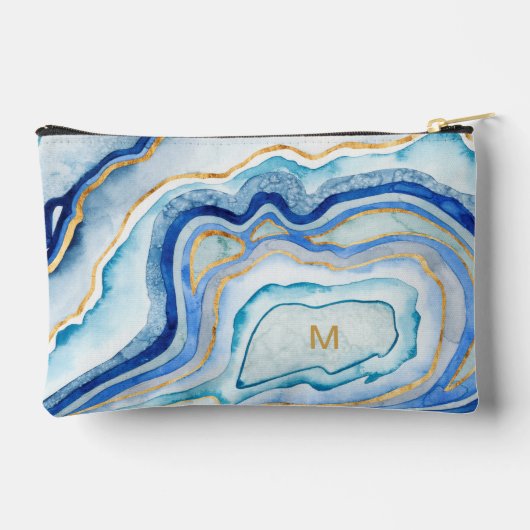Monogrammm | Cobalt Agate II Zubehörtasche (Rückseite)