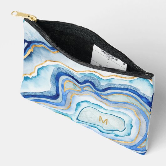 Monogrammm | Cobalt Agate II Zubehörtasche (Offen)