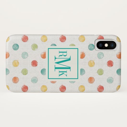 Monogrammm| Denkbarer Schmetterlingsschritt Case-Mate iPhone Hülle (Rückseite (Horizontal))