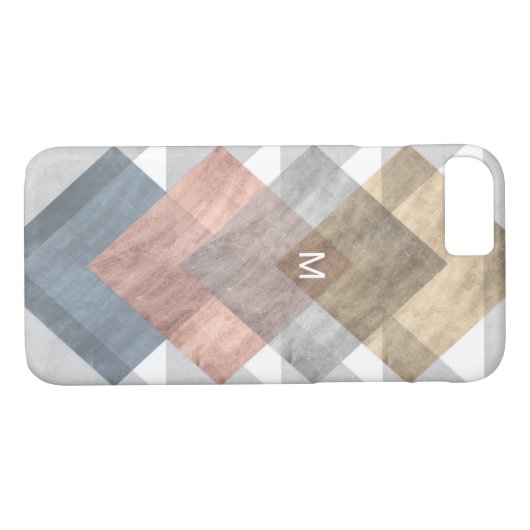 Monogrammm | Diamond Align I Case-Mate iPhone Hülle (Rückseite (Horizontal))
