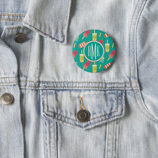 Monogrammm| Ein bisschen Spaß im Sonnenschritt Button (Beispiel)