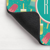 Monogrammm| Ein bisschen Spaß im Sonnenschritt Mousepad (Ecke)