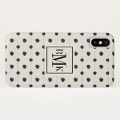 Monogrammm| Einfache Zeichen Schritt drei Case-Mate iPhone Hülle (Rückseite (Horizontal))