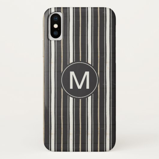 Monogrammm| Einfache Zeichen Schritt zwei Case-Mate iPhone Hülle (Rückseite)