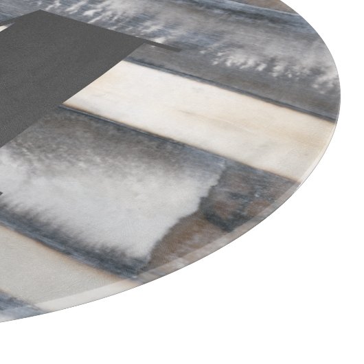 Monogrammm | Erde und Rauch I Schneidebrett (Ecke)