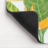 Monogrammm | Exotische Blume Mousepad (Ecke)