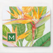 Monogrammm | Exotische Blume Mousepad (Vorne)