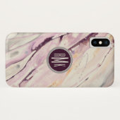Monogrammm| Fang I Case-Mate iPhone Hülle (Rückseite (Horizontal))