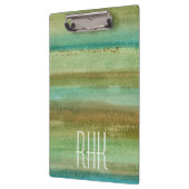 Monogrammm | Felder im Frühjahr I Klemmbrett (Links)