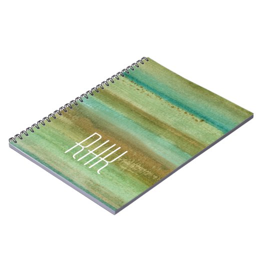 Monogrammm | Felder im Frühjahr I Notizblock (Linke Seite)