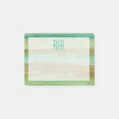 Monogrammm | Felder im Frühjahr I Post-it Klebezettel (Vorderseite)