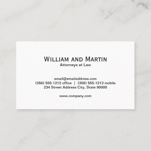 Monogrammm | Führungskraft Gold | Werkstoff Visitenkarte (Rückseite)