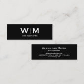 Monogrammm | FÜHRUNGSKRAFT Mini Visitenkarte (Vorne/Hinten)