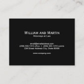 Monogrammm | FÜHRUNGSKRAFT | Symbol für goldene Ge Visitenkarte (Rückseite)