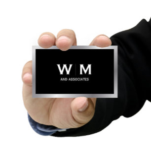 Monogrammm   FÜHRUNGSKRAFT Visitenkarte