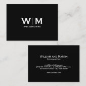 Monogrammm | FÜHRUNGSKRAFT Visitenkarte (Vorne/Hinten)