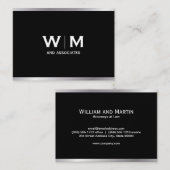 Monogrammm | FÜHRUNGSKRAFT Visitenkarte (Vorne/Hinten)