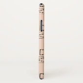 Monogrammm | Geometrisches Rechteck X Case-Mate iPhone Hülle (Hinten/Rechts)