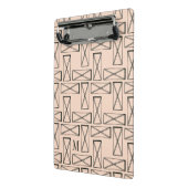 Monogrammm | Geometrisches Rechteck X Mini Klemmbrett (Gewinkelt2)