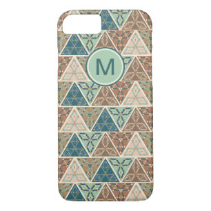 Monogrammm  Geoschritt  Geometrisches Muster Case-Mate iPhone Hülle