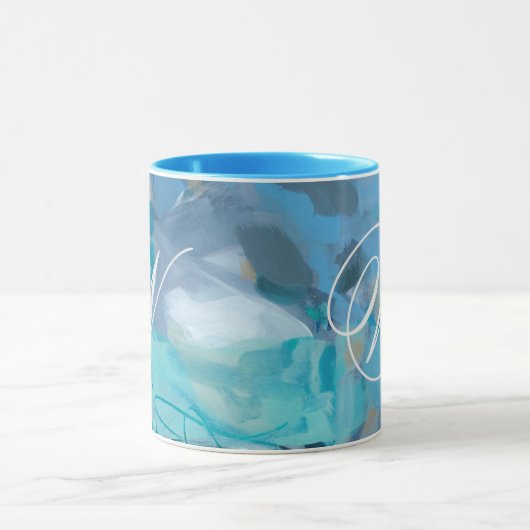 Monogrammm | gequetscht tasse (Zentrum)