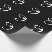 MONOGRAMMM GESCHENKPAPIER (Ecke)