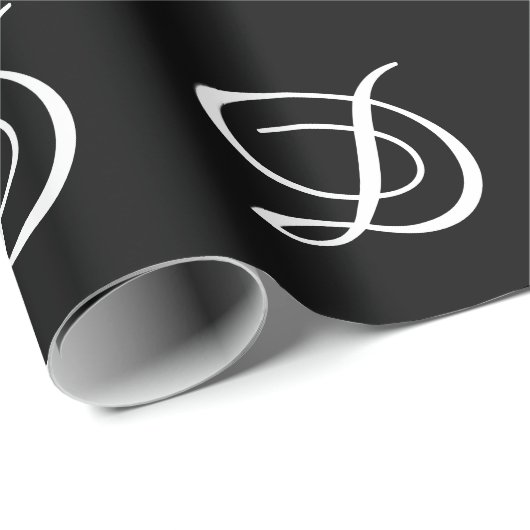 MONOGRAMMM GESCHENKPAPIER (Rolleneckpunkt)