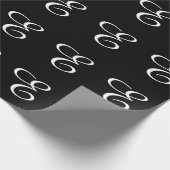 MONOGRAMMM GESCHENKPAPIER (Ecke)