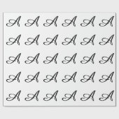 MONOGRAMMM GESCHENKPAPIER (Flach)