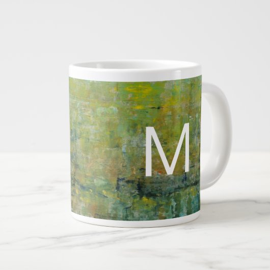 Monogrammm | Gesichtsfeld II Jumbo-Tasse (Vorderseite Rechts)