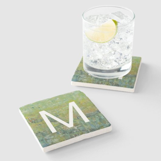 Monogrammm | Gesichtsfeld II Steinuntersetzer (Seitenansicht)