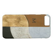 Monogrammm | Gestapelte Münzen II Case-Mate iPhone Hülle (Rückseite (Horizontal))