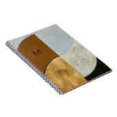 Monogrammm | Gestapelte Münzen II Notizblock (Rechte Seite)