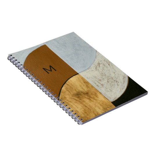 Monogrammm | Gestapelte Münzen II Notizblock (Rechte Seite)