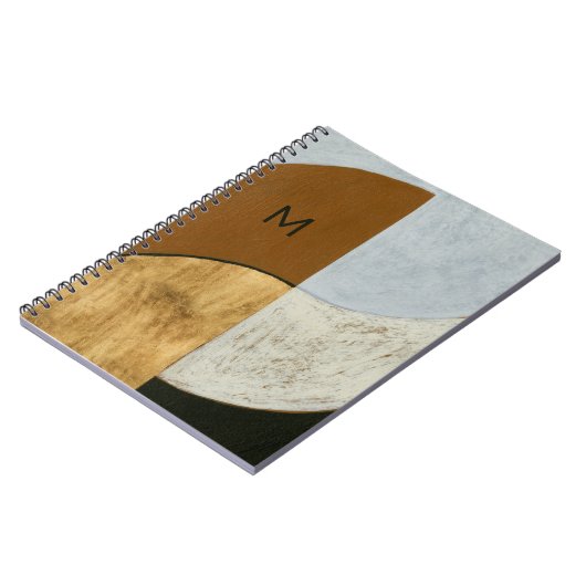 Monogrammm | Gestapelte Münzen II Notizblock (Linke Seite)