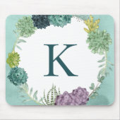 Monogrammm | Glück der Pflanze | Happines kaufen P Mousepad (Vorne)