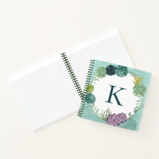 Monogrammm | Glück der Pflanze | Happines kaufen P Notizblock (Innenseite)