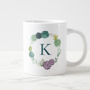 Monogrammm Glück der Pflanze Happines kaufen Pl Jumbo-Tasse