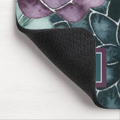 Monogrammm | Glück der Pflanze | Liebe der Ernte Mousepad (Ecke)