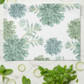 Monogrammm | Glück der Pflanze | Muster Geschirrtuch (Gefaltet)