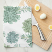 Monogrammm | Glück der Pflanze | Muster Geschirrtuch (Viertel Falte)