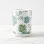 Monogrammm | Glück der Pflanze | Muster Kaffeetasse (Mittel)